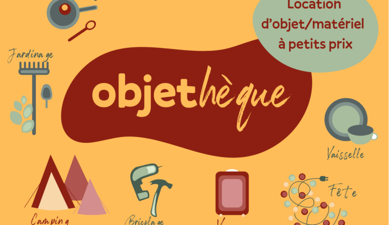 Objethèque - location d'objet et matériel à petits prix